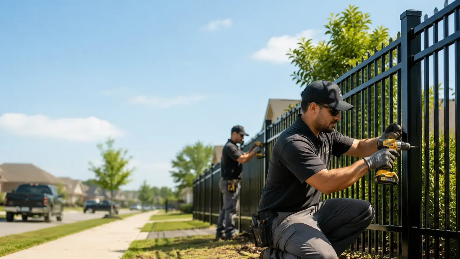 Metal Fence Installation in Markleville, IN